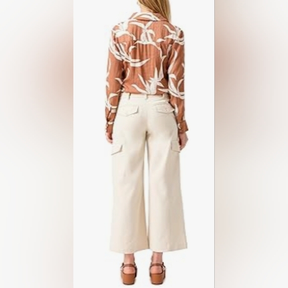 SOLD-sanctuary wide leg crop cargo pants - Picture 2 of 9